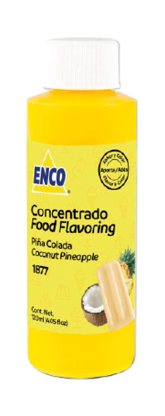Paleta sabor piña colada - aprendeconenco.com